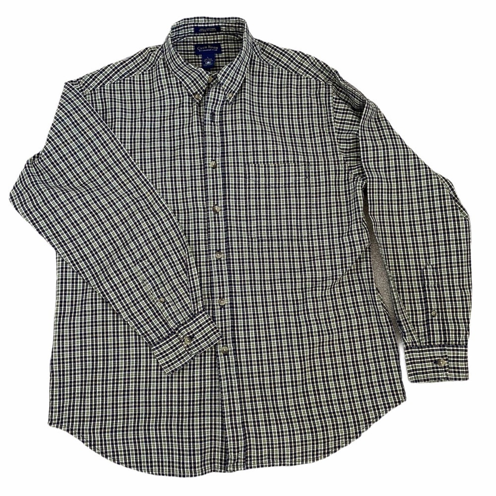 Club Room by Charter Club Button Down Plaid Shirt - Picture 3 of 7